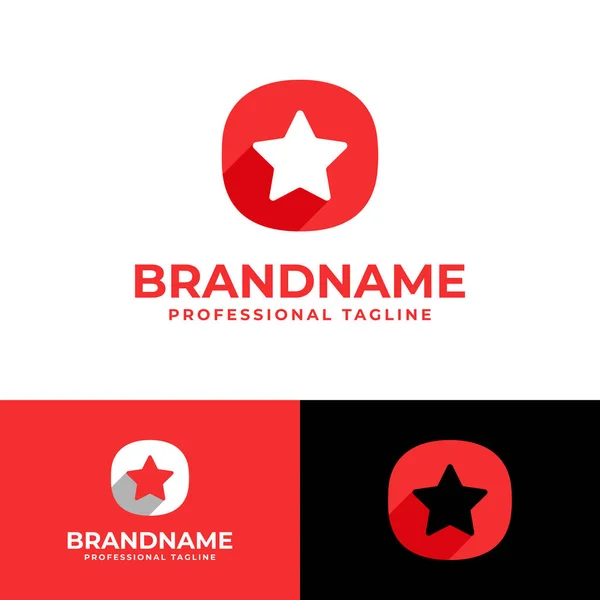 Brev Star Logo Lämplig För Företag Med Anknytning Till Star — Stock vektor