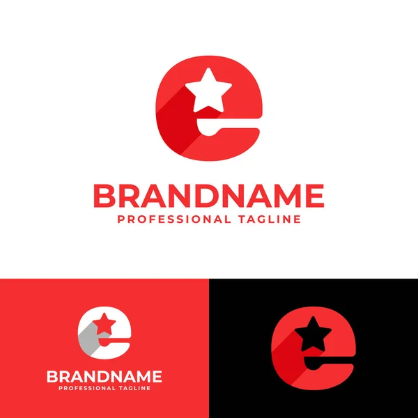Carta Star Logo Adequado Para Negócios Relacionados Com Star Com — Vetor de Stock