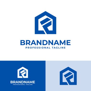 F harfi ev logosu, F harfi ile başlayan herhangi bir iş için uygun.