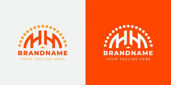 Carta Sunrise Logo Set Adecuado Para Cualquier Negocio Con Iniciales — Vector de stock