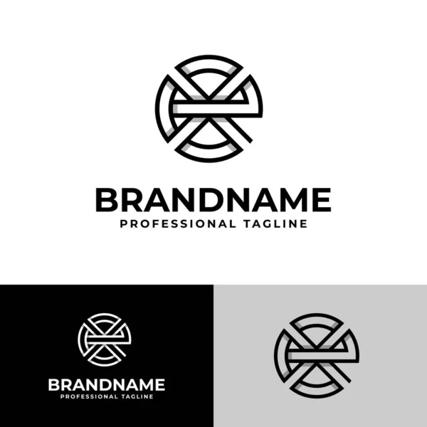 Letter Logo Geschikt Voor Elk Bedrijf Met Initialen — Stockvector