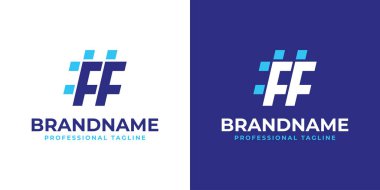 FF Hashtag Logosu, FF ile başlayan her iş için uygun.