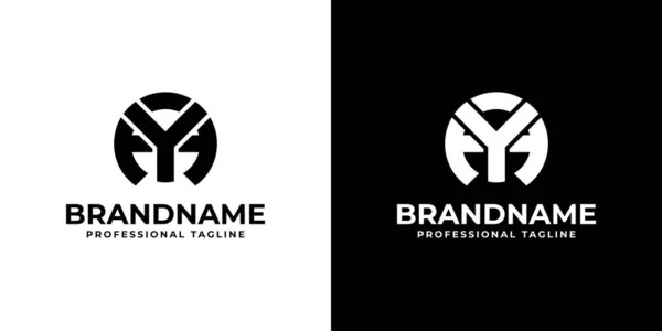 Buchstabe Oder Logo Geeignet Für Jedes Geschäft Mit Oder Initialen — Stockvektor