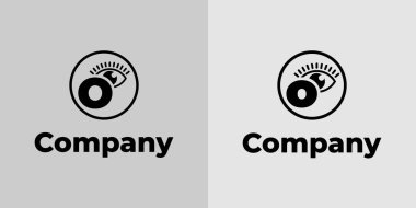 O Vision Logosu, görme, casusluk, optik veya gözün baş harfi O ile ilişkili işler için uygun.