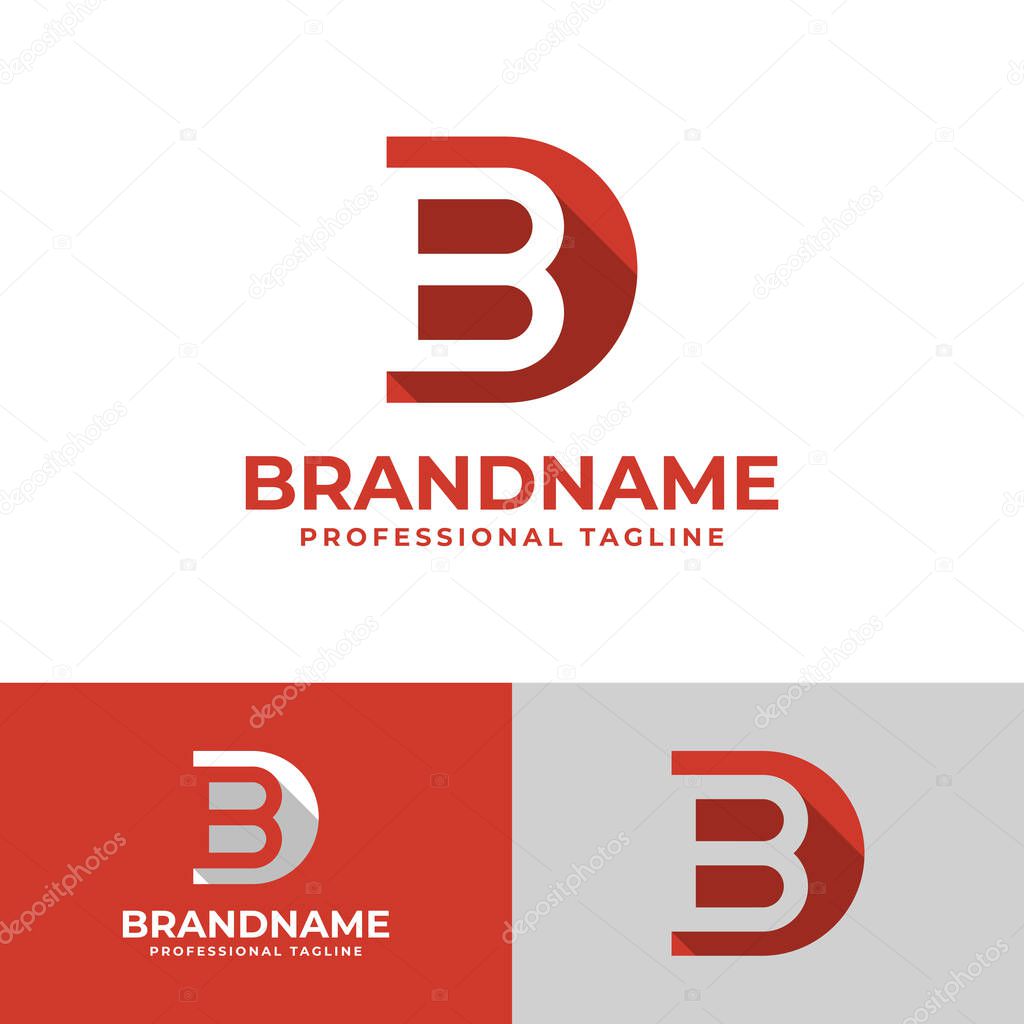 Letter DB Letter Logo, suitable for business DB and BD intials
