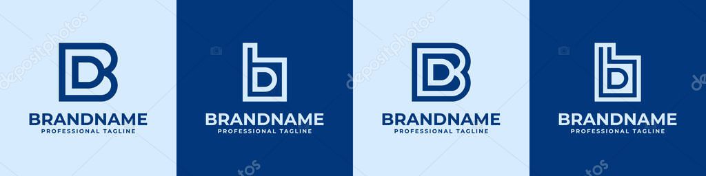 Letter BD Logo Set, suitable for business with DB or BD initials