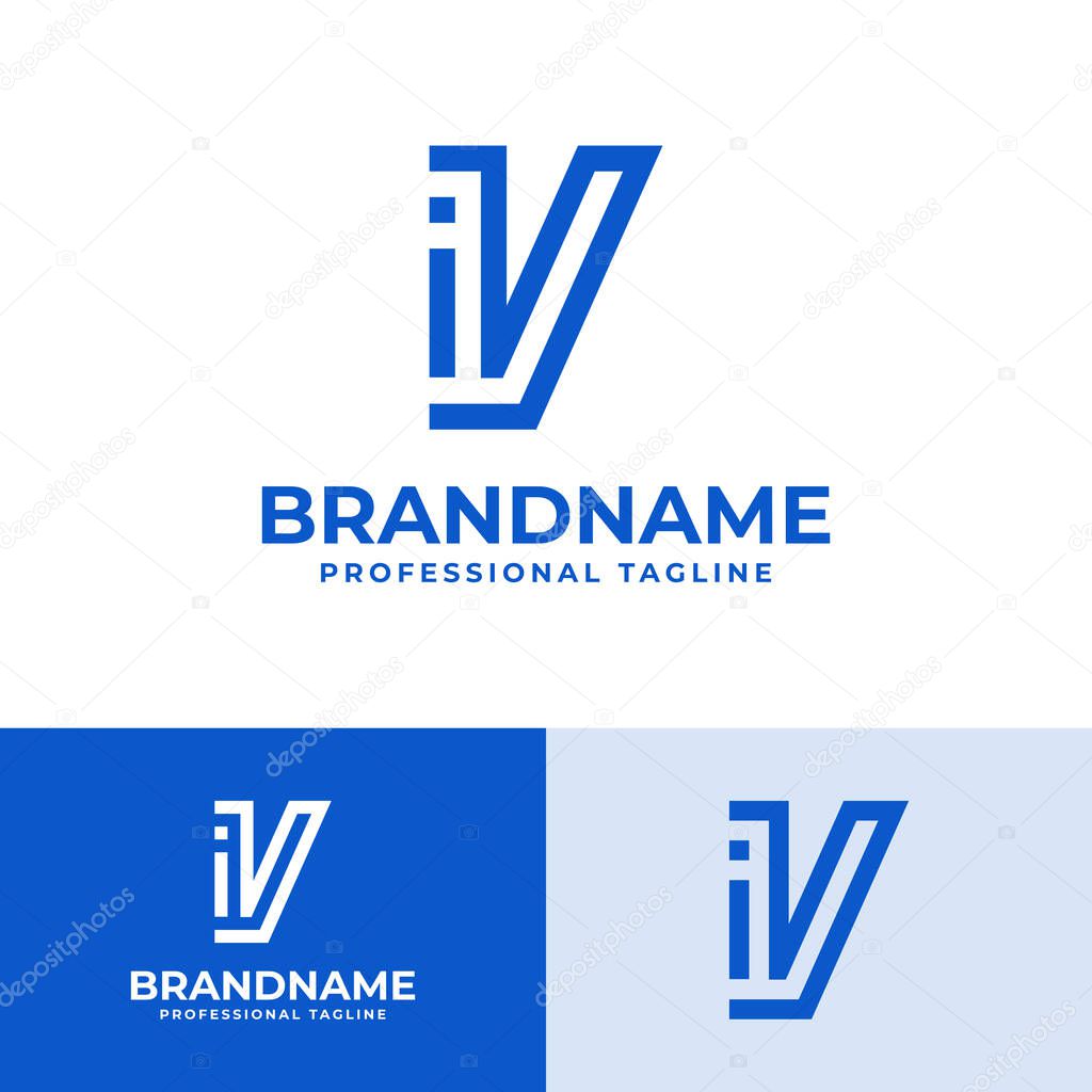 Letter VI Modern Logo, suitable for business with VI or IV initials
