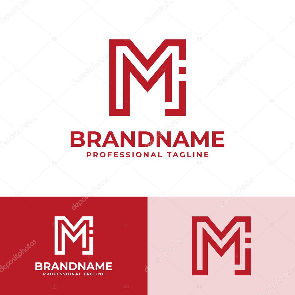 Letter MJ Modern Logo, suitable for business with MJ or JM initials