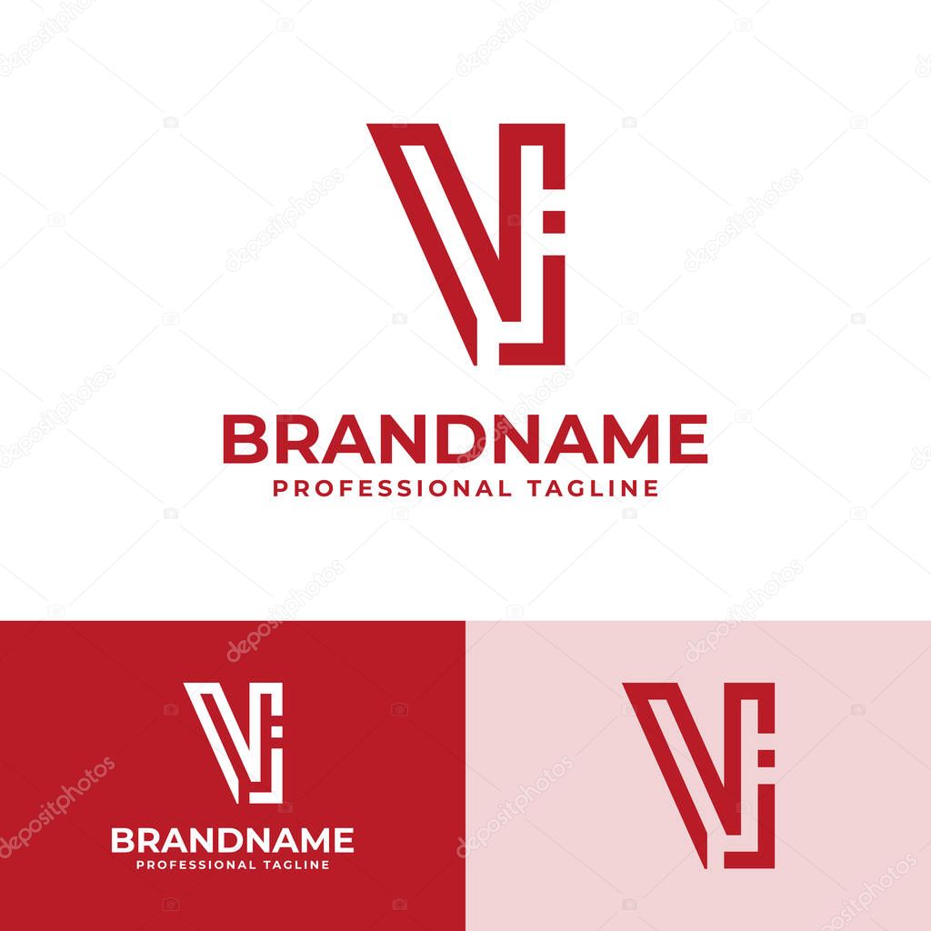 Letter VJ Modern Logo, suitable for business with VJ or JV initials