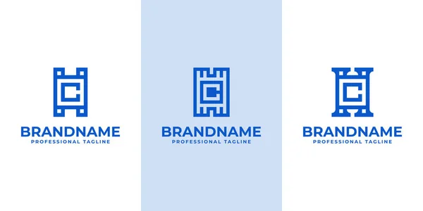 Modern Initials Logo Suitable Business Initials Royalty Free Stock Illustrations