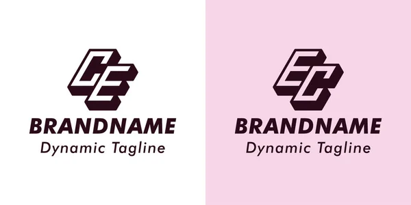 Buchstaben Und Monogramm Logo Geeignet Für Geschäfte Mit Oder Initialen Stockillustration