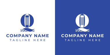 JQ ve QJ Pillar Logosu. JQ ve QJ ile iş yapmak için uygun.