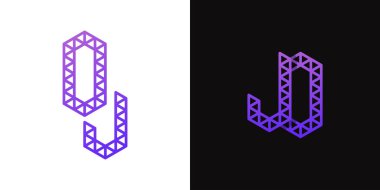 JO ve OJ Polygon Logosu, JO veya OJ harfleriyle çokgen ile ilişkili işler için uygun harfler