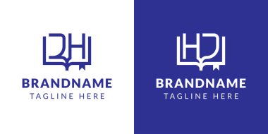 JH ve HJ Book logoları, JH veya HJ harfleriyle başlayan kitaplarla ilgili işler için uygundur.