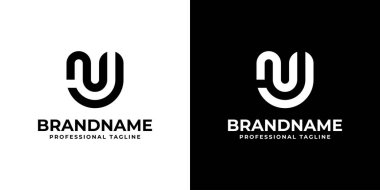 BM Monogram Logosu BM ya da NU harfleriyle başlayan her iş için uygun.