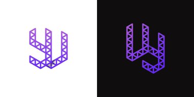 YV ve YV Polygon Logosu, YV veya VY harfli çokgen ile ilgili işler için uygun harfler