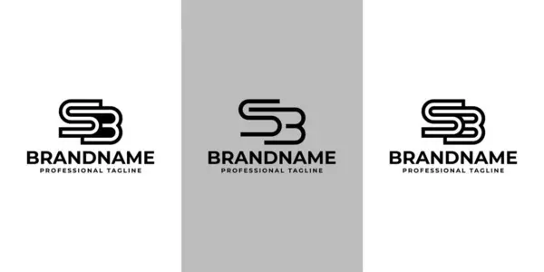 SB Monogram Logosu seti, SB veya BS Paraflı İşletmeler için Çok Yönlü