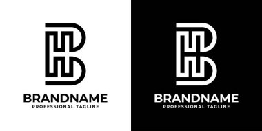 BH Monogram Logosu Harfleri, BH veya HB baş harfleriyle başlayan her iş için uygun