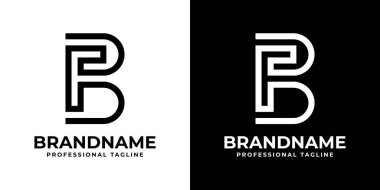 BF Monogram Logosu Harfleri, BF veya FB baş harfleri olan her iş için uygundur