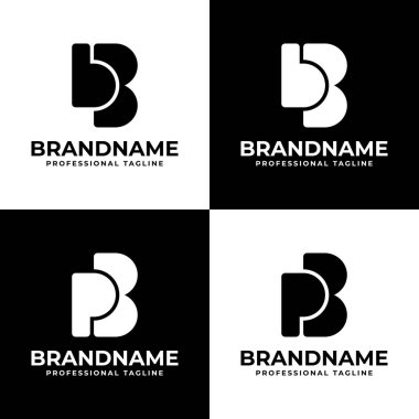 PB, BP ve BB harflerinin baş harfleri için PB veya BB Monogram Logosu