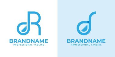 Letter R Droplet Logo Set, suitable for any business with R initial related to liquid clipart