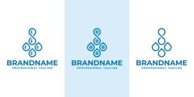 Infinity Droplet Logo Set, Sıvı ile ilgili her iş için uygundur