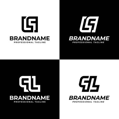 LQ ve QL Monogram Logosu harfleri, LQ veya QL harfleriyle başlayan her iş için uygundur.