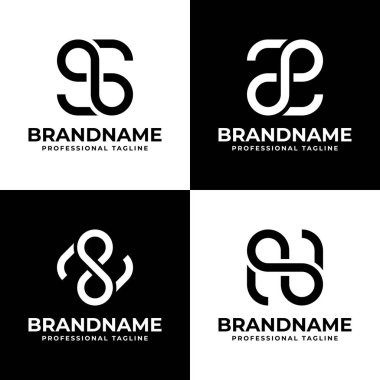 S, Z N sonsuzluk logosu, S, N veya Z ile başlayan her iş için uygundur.