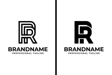 PR ya da RP Monogram Logosu harfleri, halkla ilişkiler ve RP harfleriyle başlayan her iş için uygundur.