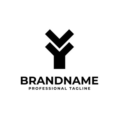 YV Monogram Logosu harfleri, YV veya VY harfleriyle başlayan her iş için uygundur.