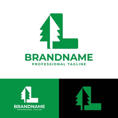 L harfli ağaç logosu, L harfiyle başlayan çevresel markalar için.