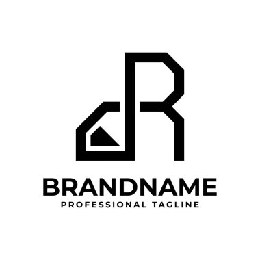 Letter R Diamond Logo, suitable for any business with R initial related to luxurious clipart