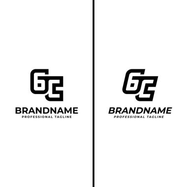GC Monogram Logosu Harfleri, GC veya CG baş harfleri olan her iş için uygundur