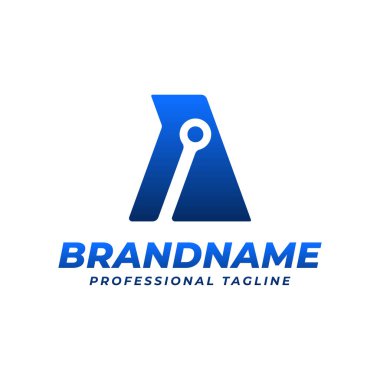 A Harfi Teknoloji Logosu, baş harfleri A ile başlayan her iş için uygundur.