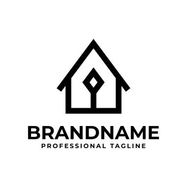Spear Home Logosu, uygun ya da Spear ve Home ile ilgili herhangi bir iş yeri