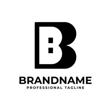 BB Monogram Logosu Harfleri, BB baş harfli her iş için uygundur