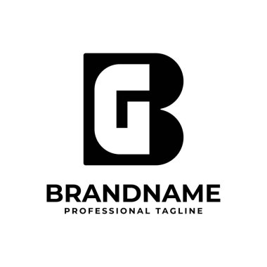 BG Monogram Logosu Harfleri, GB veya BG harfleriyle başlayan her iş için uygundur