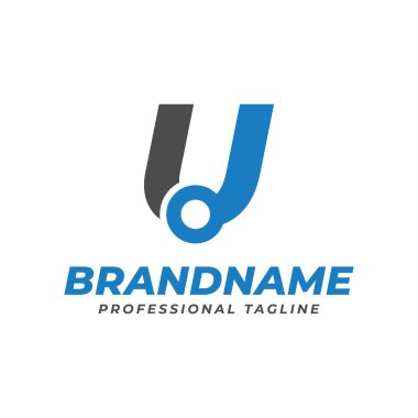 U Harfi Teknoloji logosu, yeniliği, ilerlemeyi ve son teknolojiyi sembolize ediyor
