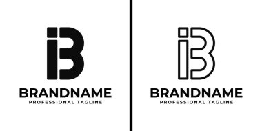 BI veya IB baş harfleriyle iş yapmak için IB veya BI Monogram Logosu Ayarları