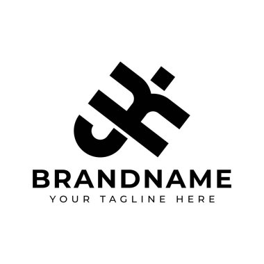 Harfler JK veya KJ Monogram Logosu, KJ veya JK harfleriyle başlayan her iş için uygundur