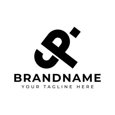 JP veya PJ Monogram Logosu harfleri, PJ veya JP baş harfleri olan her iş için uygundur.