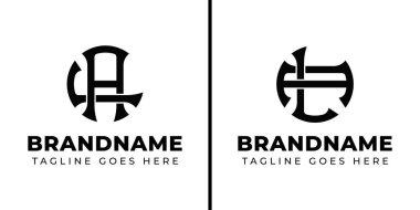 Harfler AL ve LA Monogram Logosu, Los Angeles veya AL baş harfleriyle iş yapmak için uygun.