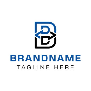 B Harfi Ticari Ok Logosu, ticarette büyüme, ilerleme ve hareketi simgeliyor