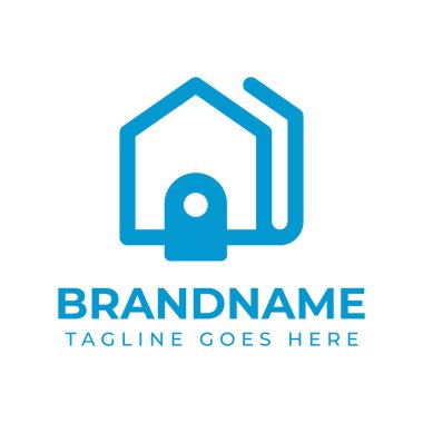 Ev Cüzdanı Logosu, finansal güvenliği, ev tasarruflarını ve emlak yatırımlarını sembolize ediyor