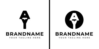 AY veya YA Monogram logosu harfleri, AY veya YA harfleriyle başlayan her iş için uygundur.