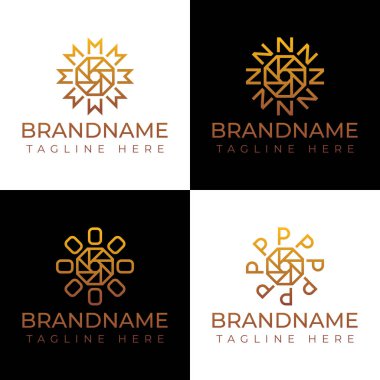 Çoklu Harf M N O P Açıklığı, odak, hassasiyet ve yaratıcılığı simgeliyor