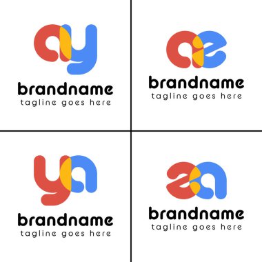 Mektuplar az ya da çok, eğlenceli, enerjik ve neşeli bir logoyu temsil eder.