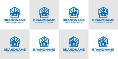 Harfler BF FB BG BG BH HB BI IB Ev Çatı Logosu