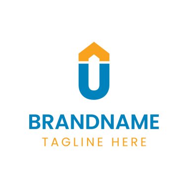 U Harfi Ev Mülkiyeti Logosu, bir ev veya mülk yapısını temsil eder