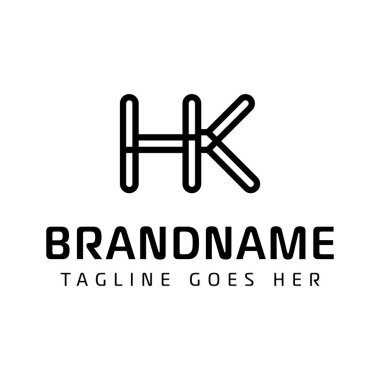 HK Monogram Logosu Harfleri, HK veya KH harfleriyle iş yapmak için